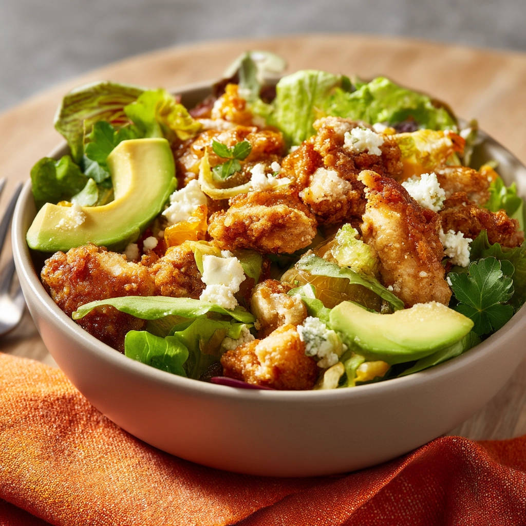 No More Soggy: Master the Crispy Buffalo Chicken Salad
